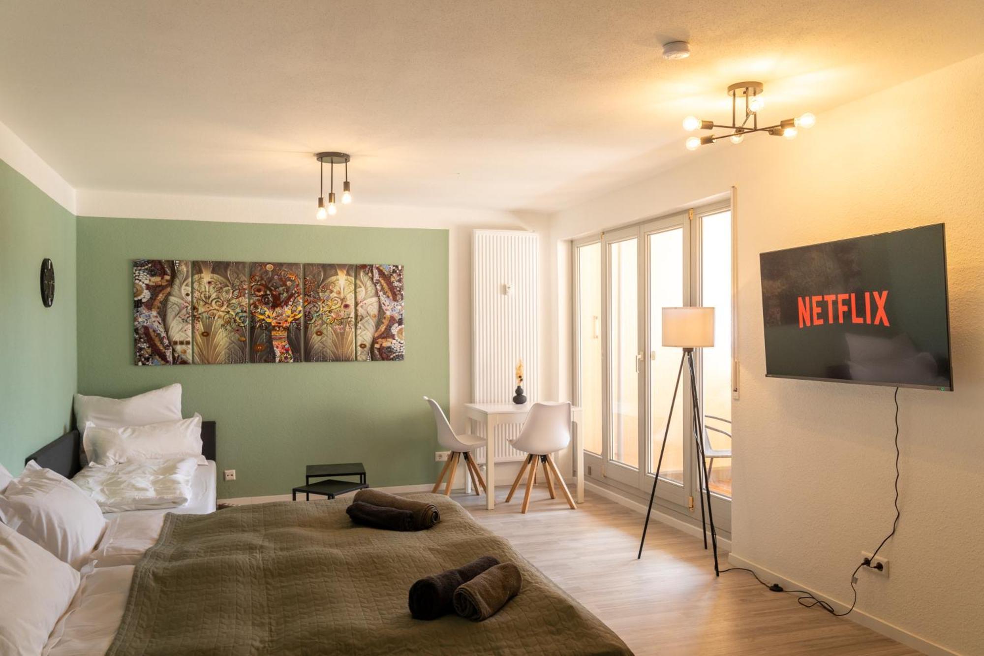 Shanti - Studio, Suedvorstadt, Balkon, Tv * Лейпциг