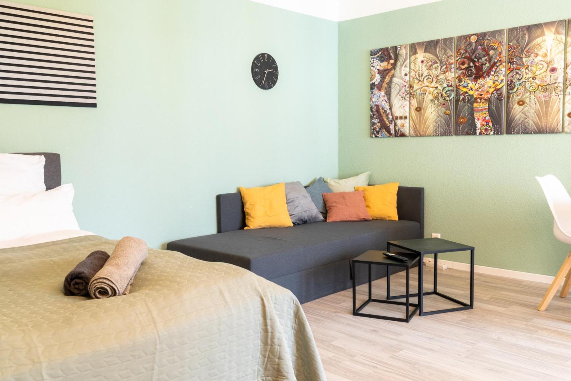 Апартаменты Shanti - Studio, Suedvorstadt, Balkon, Tv *