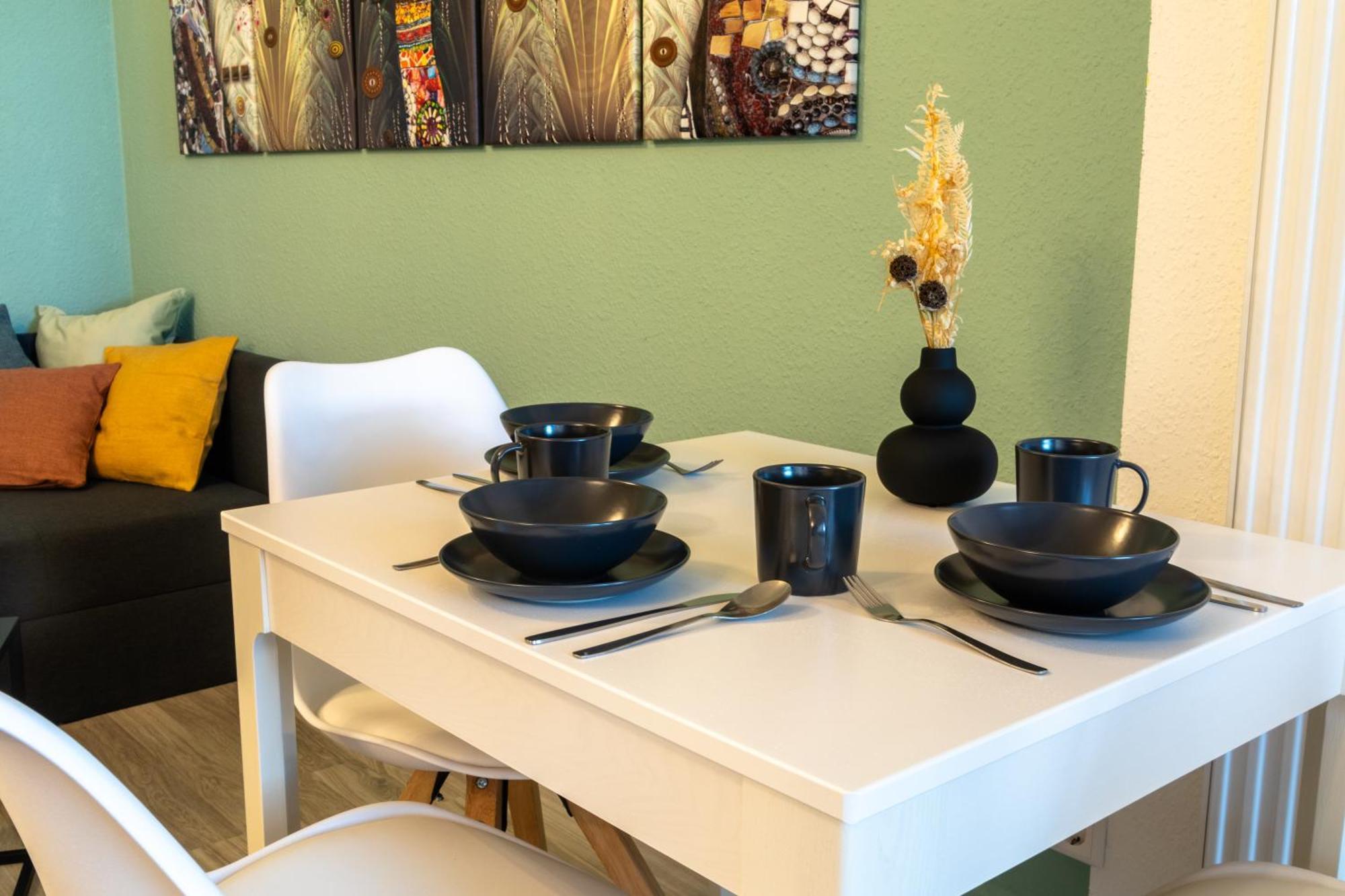 Апартаменты Shanti - Studio, Suedvorstadt, Balkon, Tv